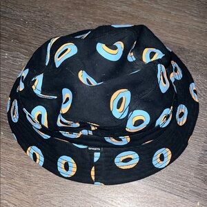 Odd Future OFWGKTA Black Donut Print Bucket Hat GUC small/ medium